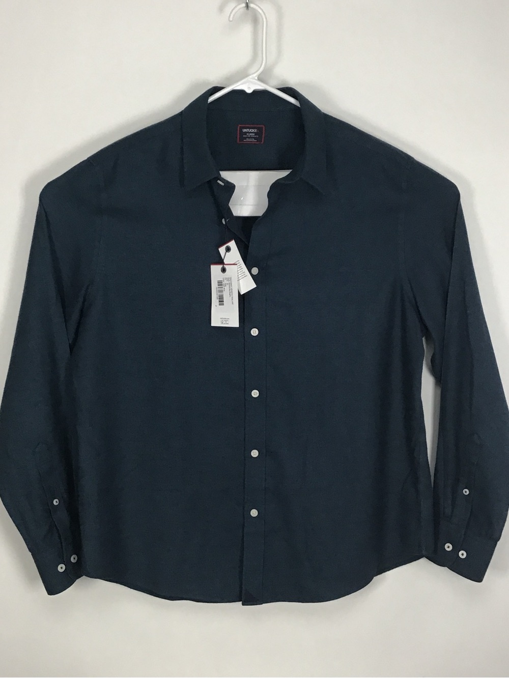NWT UNTUCKit Veneto men’s long sleeve wrinkle free button down shirt XL